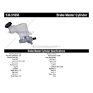Centric Parts 130.51056 Brake Master Cylinder 3