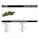 Centric Parts 130.58003 Brake Master Cylinder 3