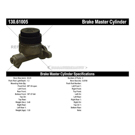 1965 Mercury Caliente Brake Master Cylinder 3