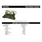 Centric Parts 130.61043 Brake Master Cylinder 3