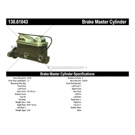 1982 Mercury Zephyr Brake Master Cylinder 3