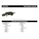 1993 Mercury Sable Brake Master Cylinder 3