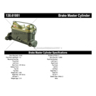 Centric Parts 130.61081 Brake Master Cylinder 3