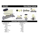 2000 Mercury Sable Brake Master Cylinder 8