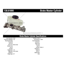 Centric Parts 130.61095 Brake Master Cylinder 3