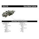 2000 Mercury Cougar Brake Master Cylinder 3