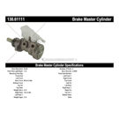 Centric Parts 130.61111 Brake Master Cylinder 3