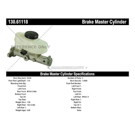 Centric Parts 130.61118 Brake Master Cylinder 3
