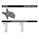 2013 Lincoln MKZ Brake Master Cylinder 2