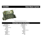 Centric Parts 130.62002 Brake Master Cylinder 3