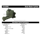 1961 Cadillac Deville Brake Master Cylinder 3