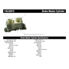 1969 Cadillac Deville Brake Master Cylinder 3