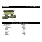 1987 Pontiac Fiero Brake Master Cylinder 3