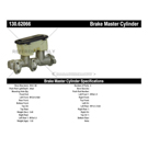 1993 Cadillac Deville Brake Master Cylinder 3