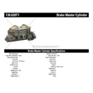 1982 Chevrolet Corvette Brake Master Cylinder 3