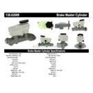 1994 Chevrolet Corvette Brake Master Cylinder 9