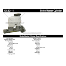 2002 Pontiac Montana Brake Master Cylinder 3