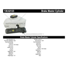 2004 Cadillac Deville Brake Master Cylinder 3