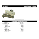 2004 Cadillac SRX Brake Master Cylinder 3