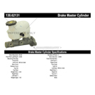 2004 Cadillac Deville Brake Master Cylinder 3