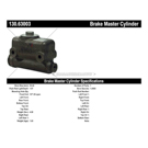 1966 Jeep CJ Models Brake Master Cylinder 8