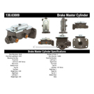 1973 Dodge B100 Van Brake Master Cylinder 8