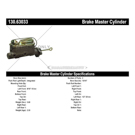 Centric Parts 130.63033 Brake Master Cylinder 3