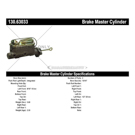1983 Jeep CJ Models Brake Master Cylinder 3