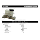 2000 Chrysler Cirrus Brake Master Cylinder 3