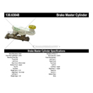 2000 Chrysler LHS Brake Master Cylinder 3