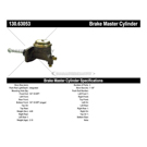 1961 Dodge Phoenix Brake Master Cylinder 3