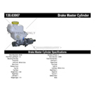 Centric Parts 130.63067 Brake Master Cylinder 3