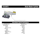 2012 Dodge Avenger Brake Master Cylinder 3