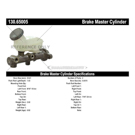 1987 Ford Aerostar Brake Master Cylinder 3