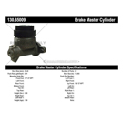 Centric Parts 130.65009 Brake Master Cylinder 3