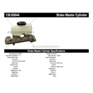 1996 Mazda B2300 Brake Master Cylinder 3