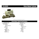 Centric Parts 130.65055 Brake Master Cylinder 3
