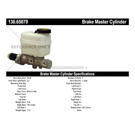 Centric Parts 130.65079 Brake Master Cylinder 3