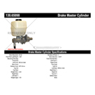 2005 Ford F Series Trucks Brake Master Cylinder 3