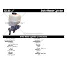 2007 Ford F-450 Super Duty Brake Master Cylinder 8