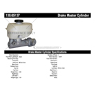 2012 Ford F Series Trucks Brake Master Cylinder 3