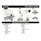 2017 Ford F Series Trucks Brake Master Cylinder 8