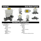 Centric Parts 130.65148 Brake Master Cylinder 8
