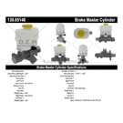 2014 Ford F Series Trucks Brake Master Cylinder 8