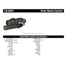 1960 Chevrolet P30 Series Brake Master Cylinder 3