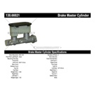 Centric Parts 130.66021 Brake Master Cylinder 3