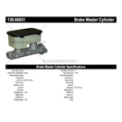 Centric Parts 130.66031 Brake Master Cylinder 3