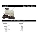 1999 Oldsmobile Bravada Brake Master Cylinder 3