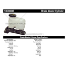 2003 Chevrolet S10 Truck Brake Master Cylinder 3