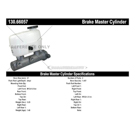 2008 Chevrolet Express 2500 Brake Master Cylinder 3